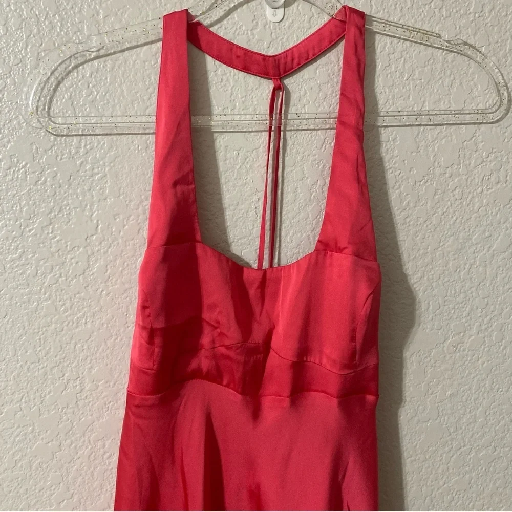 NEW Free People Happy Hour Midi Slip Strawberry Spritz